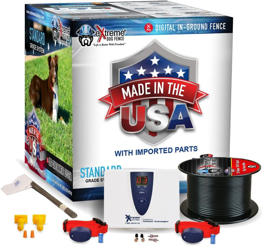 Underground Electric Dog Fence Premium - Standard Dog Fence System for Easy Setup and Superior Longevity and Continued Reliable Pet Safety - 2 Dog | 1000 Feet Standard Dog Fence Wire…