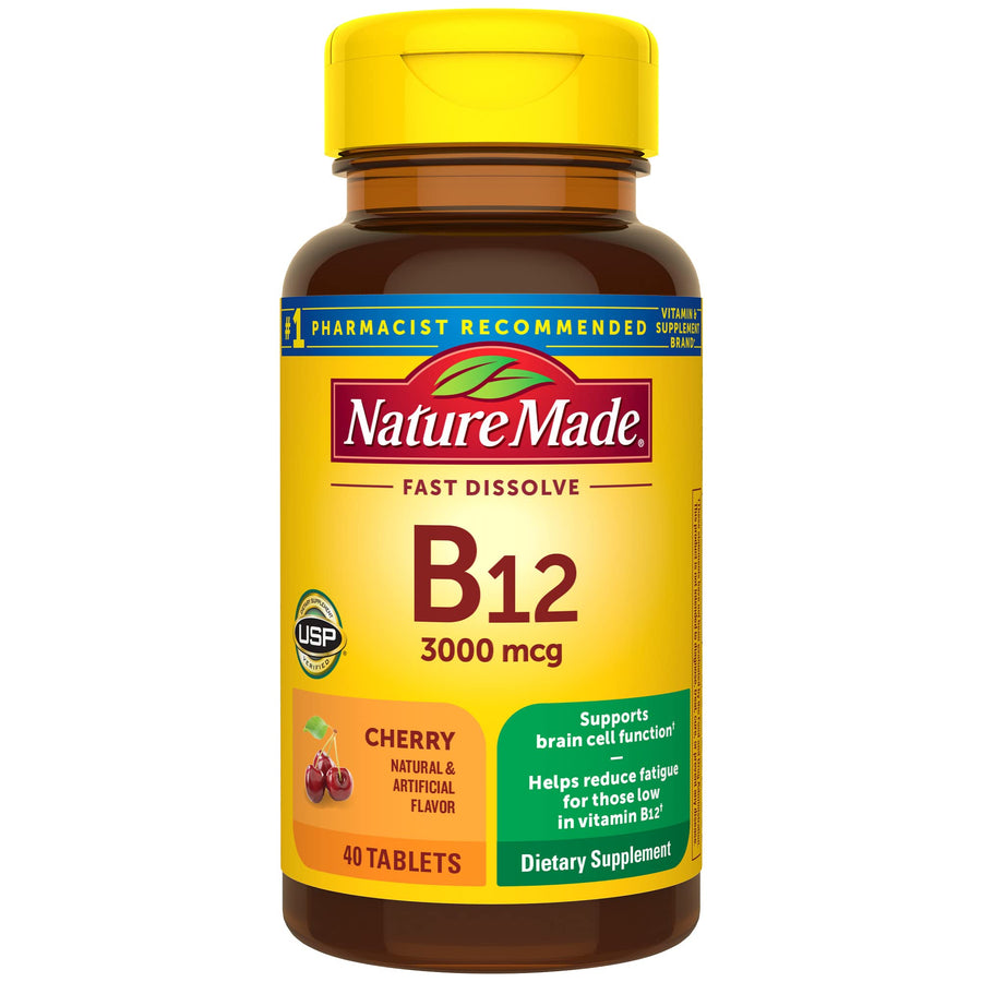 Nature Made Vitamin B12 3000 mcg, Easy to Take Sublingu