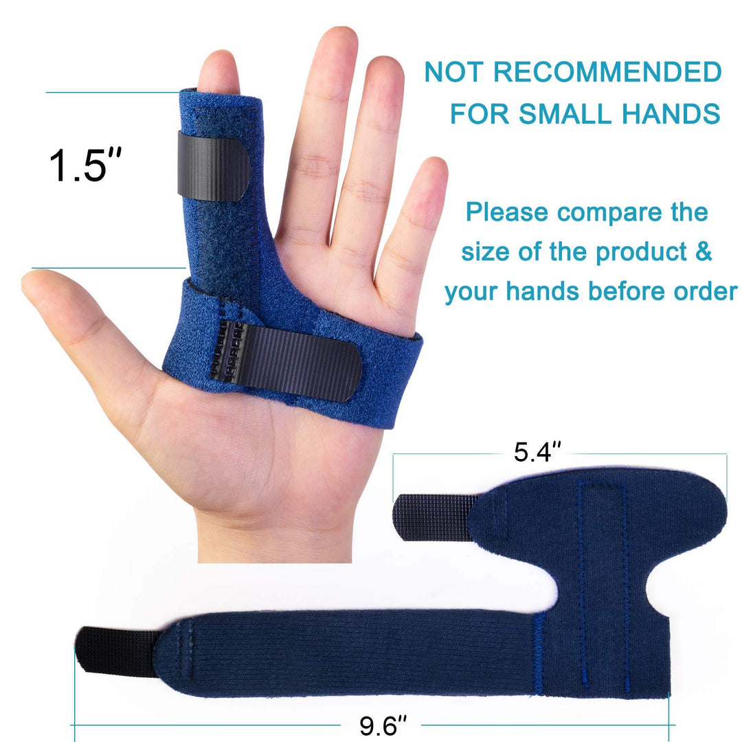 Trigger Finger Splints, Finger Brace with 2 Gel Sleeves