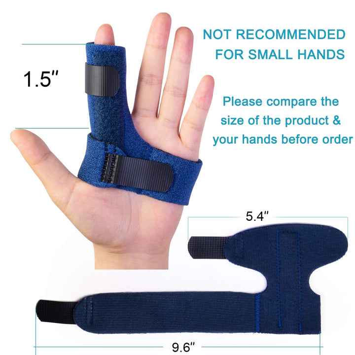 Trigger Finger Splints, Finger Brace with 2 Gel Sleeves