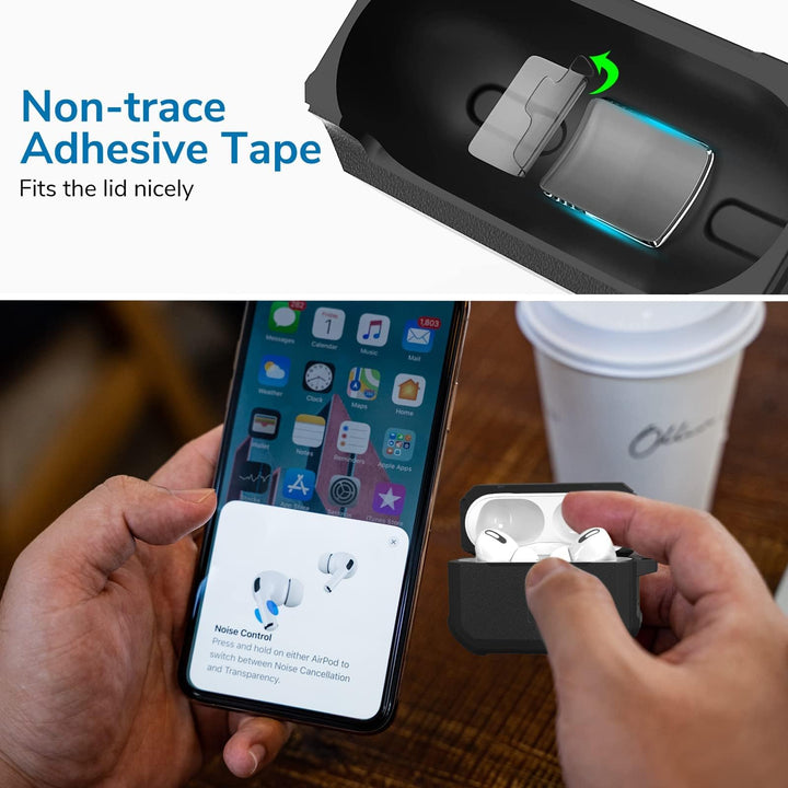 KMMIN Compatible with Apple Airpod Pro Case, Full-Body 