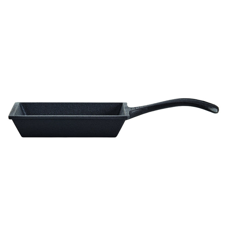 CasaModa Pre-Seasoned Cast Iron Mini Square Fry Pan, 5-Inch,Small