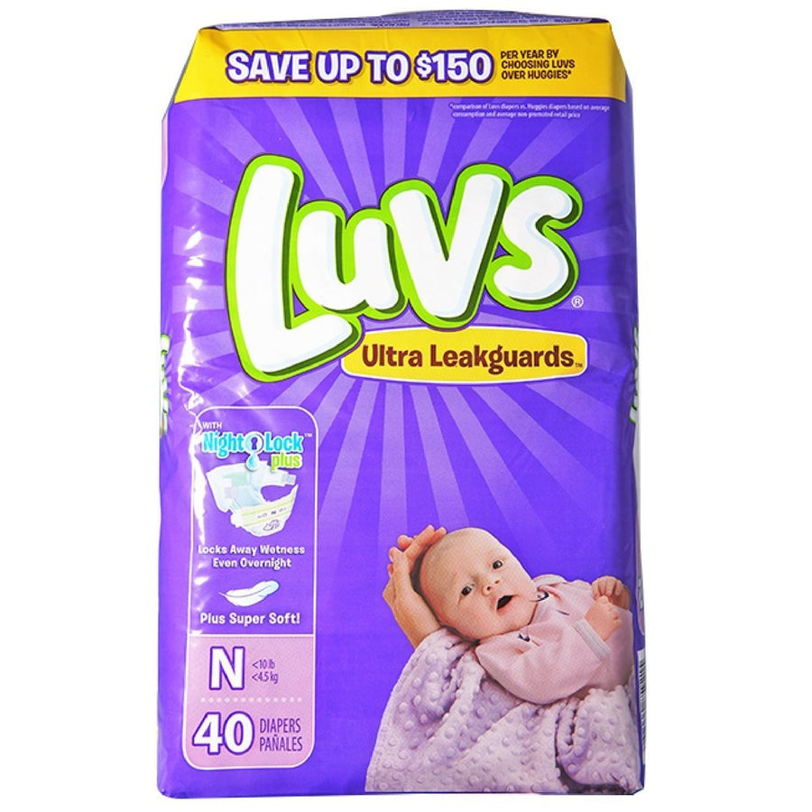 Ultra Leakguards Diapers Jumbo Pack, Size Newborn - 40 Ct, 4 Pack