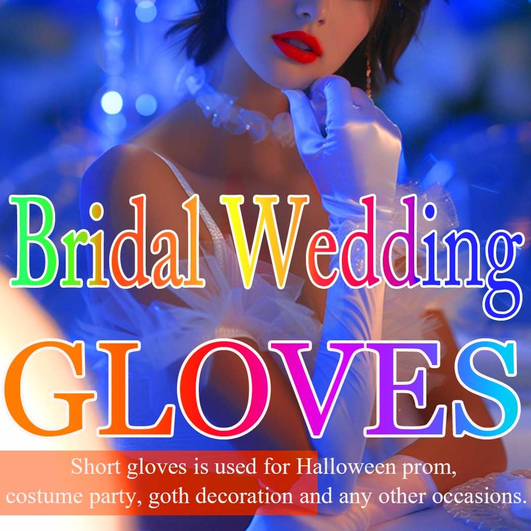 Latious Wedding Bride Lace Gloves Fingerless Bridal Glo