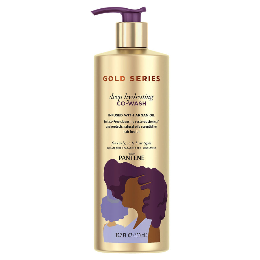 Gold Series from Sulfate Free Deep Hydrating with Argan Oil for Curly Coily Hair, Co-Wash, 15.2 Fl Oz (Packaging May Vary)