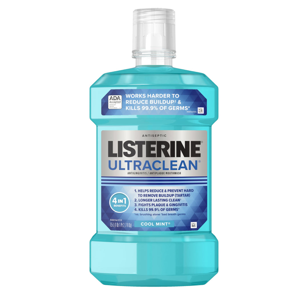 Listerine Ultraclean Cool Mint Antiseptic Mouthwash, Or