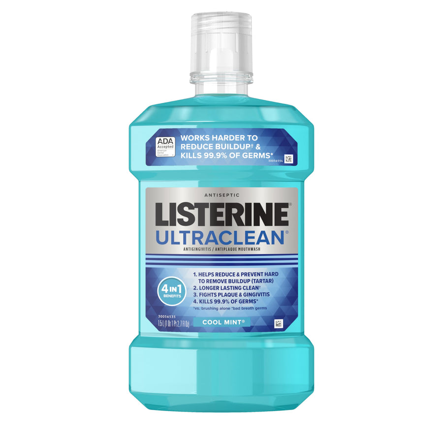 Listerine Ultraclean Cool Mint Antiseptic Mouthwash, Or