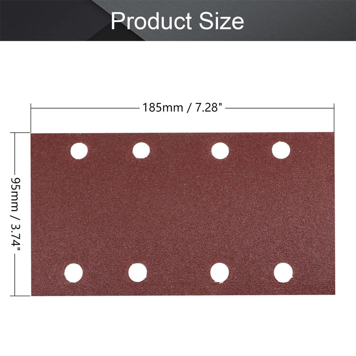 150 Grit Sanding Sheet Sander Sandpaper Hook and Loop Pads 8 Hole 15pcs