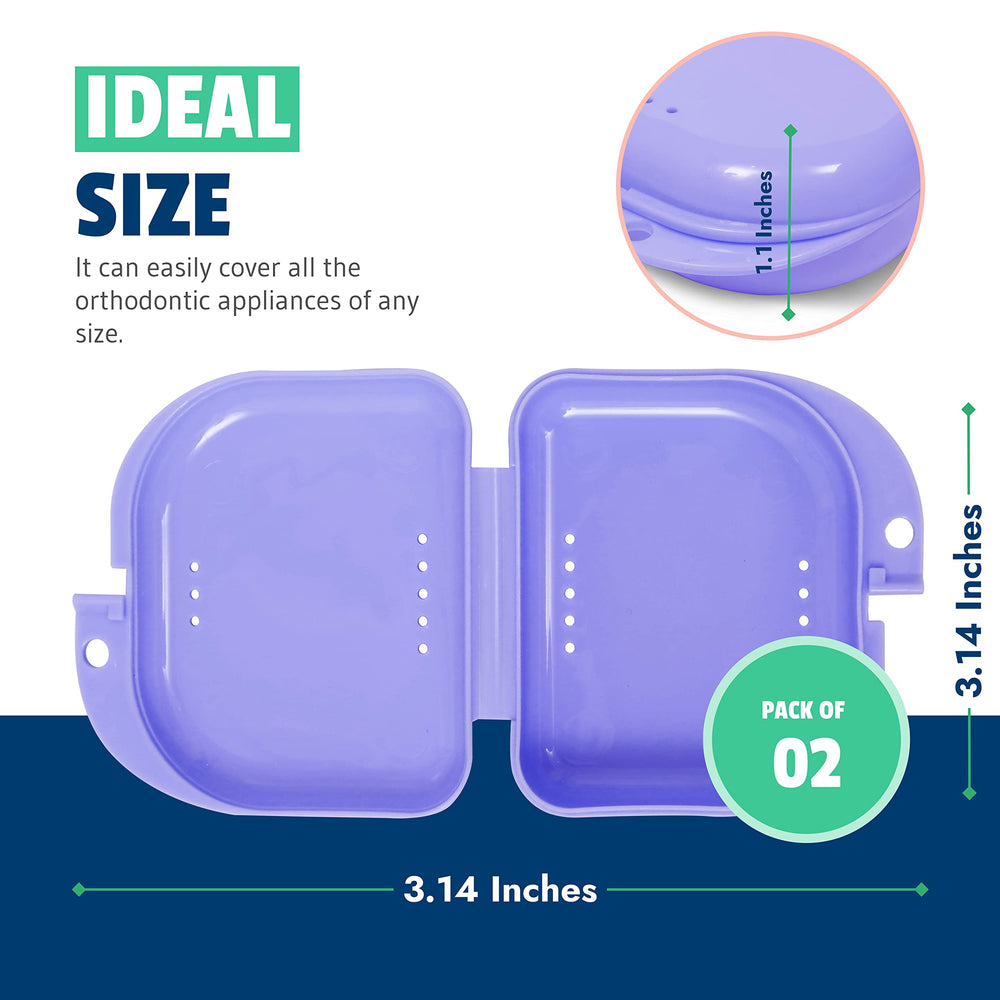 Mrs. Odonto Dental Retainer Case with Vent Holes - Mout