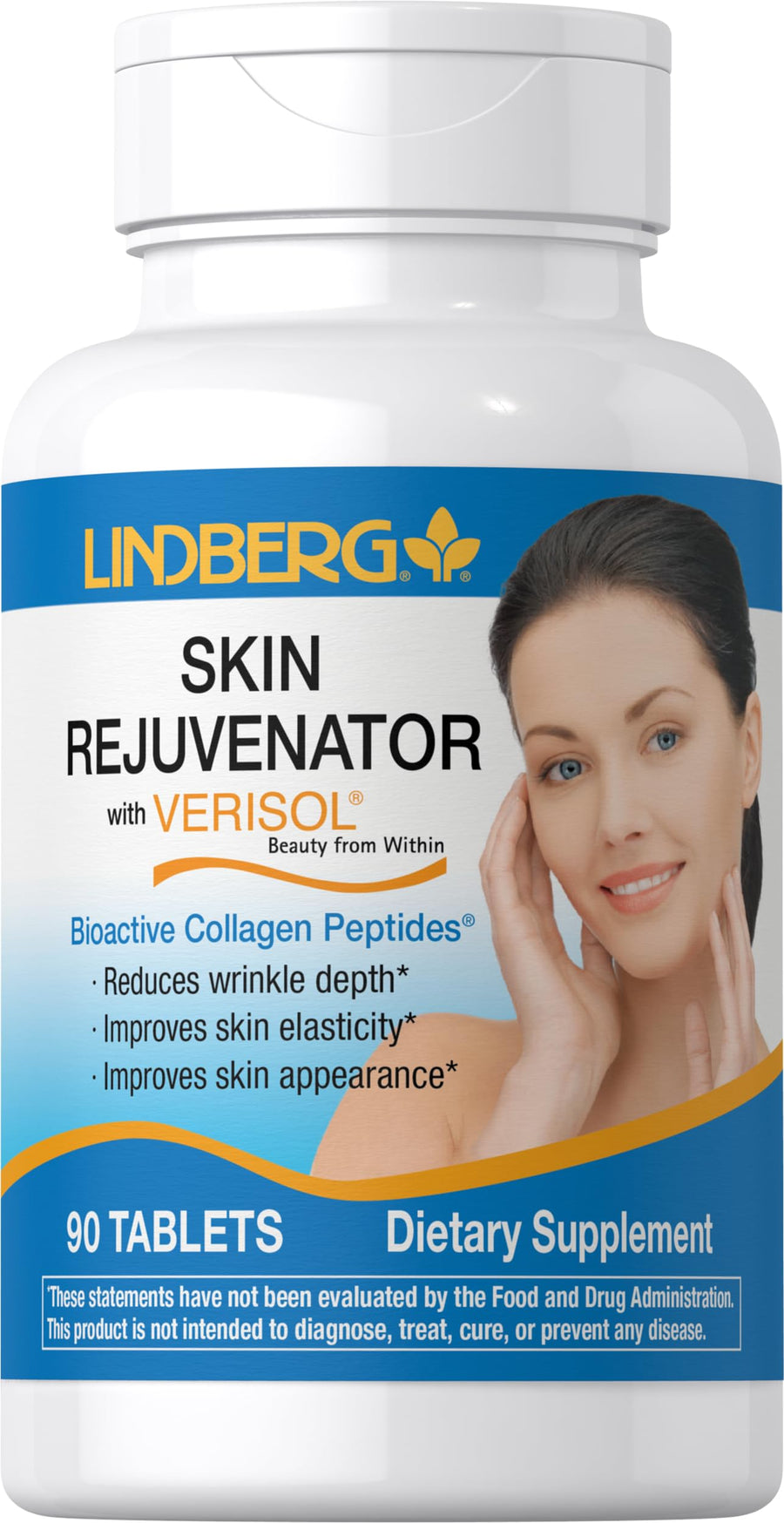 Lindberg Skin Rejuvenator With Verisol, 90 Tablets, Bio