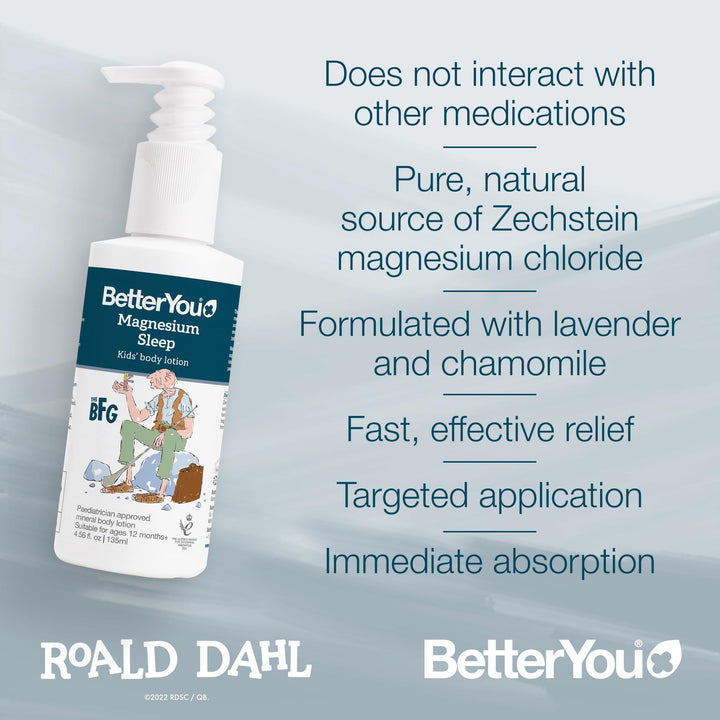 BetterYou Magnesium Sleep Body Lotion - Relaxing Kids B