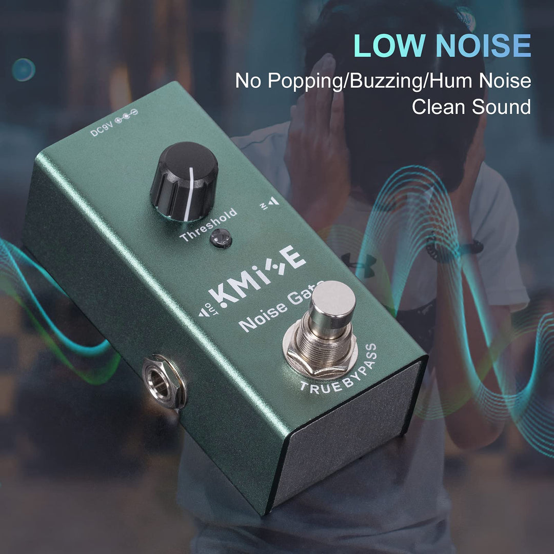 Kmise Noise Gate Electric Guitar Effects Pedal Mini Single Type DC 9V True Bypass