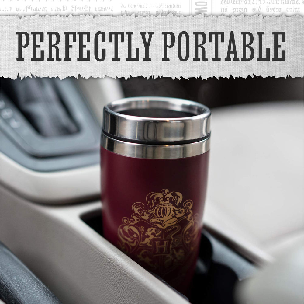 Harry Potter Hogwarts Travel Mug - Commuter Coffee Cup,450 ml