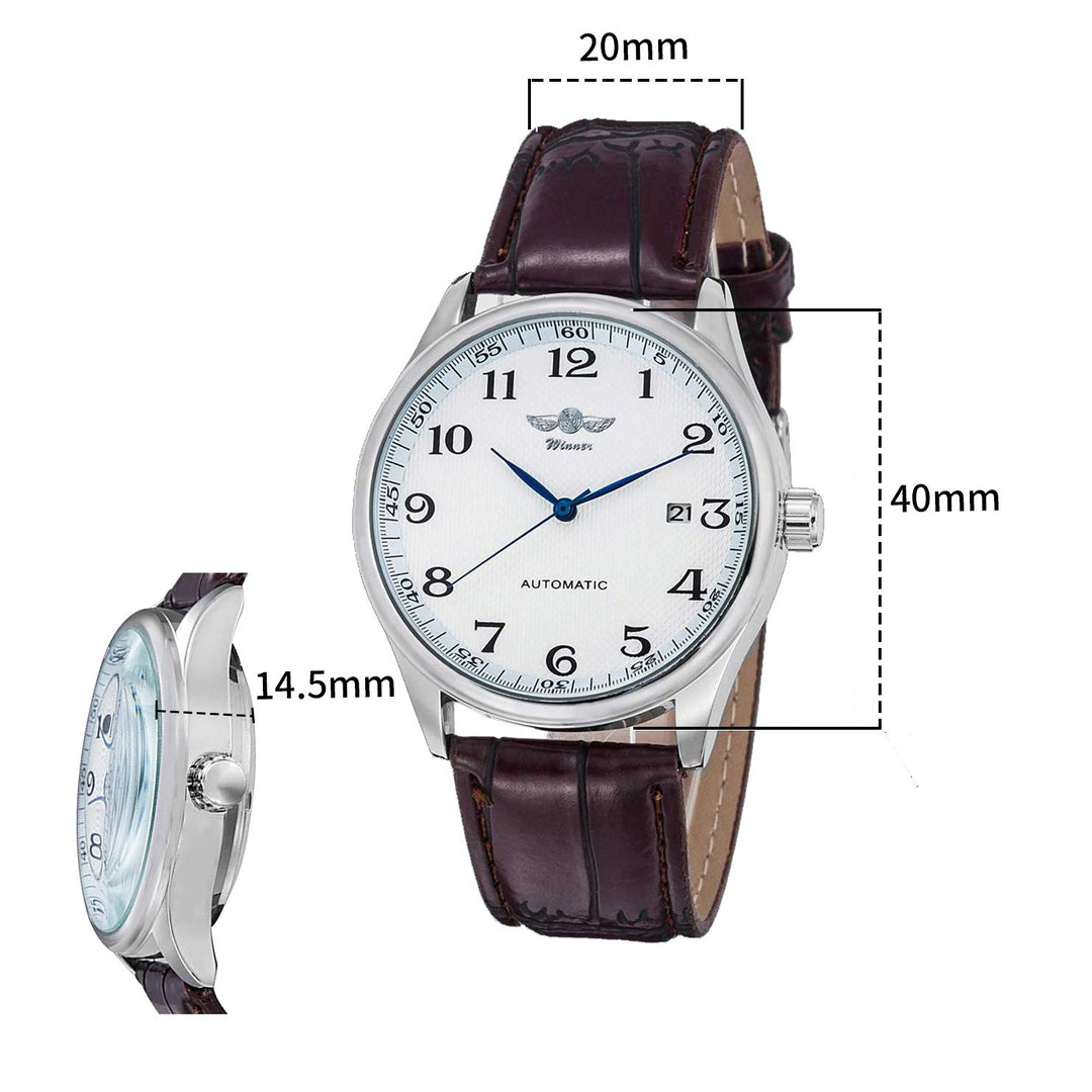 Gute Men&#39;s Watch, Mechanical Skeleton Steampunk