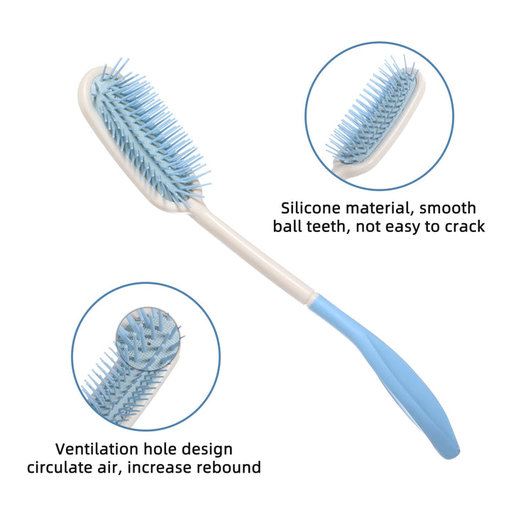 Fanwer 14 Long Reach Hairbrushes,Long Handle Soft Comb and Brush,Beauty Hair Applicable to elderly and hand-disabled people inconvenient upper limb activities