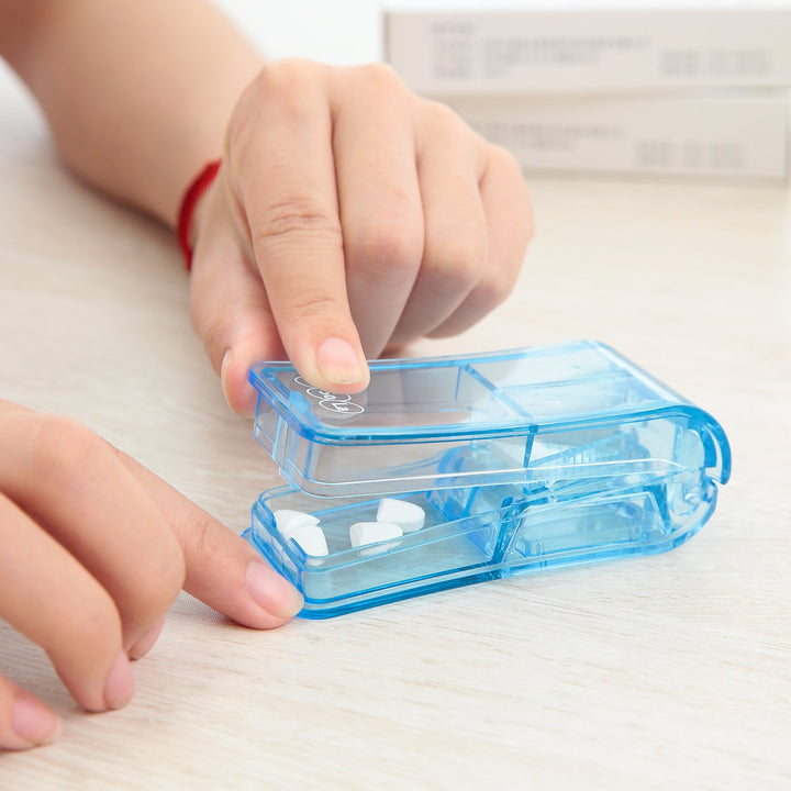 FaSoLa Portable Pill Splitter Case (Blue)