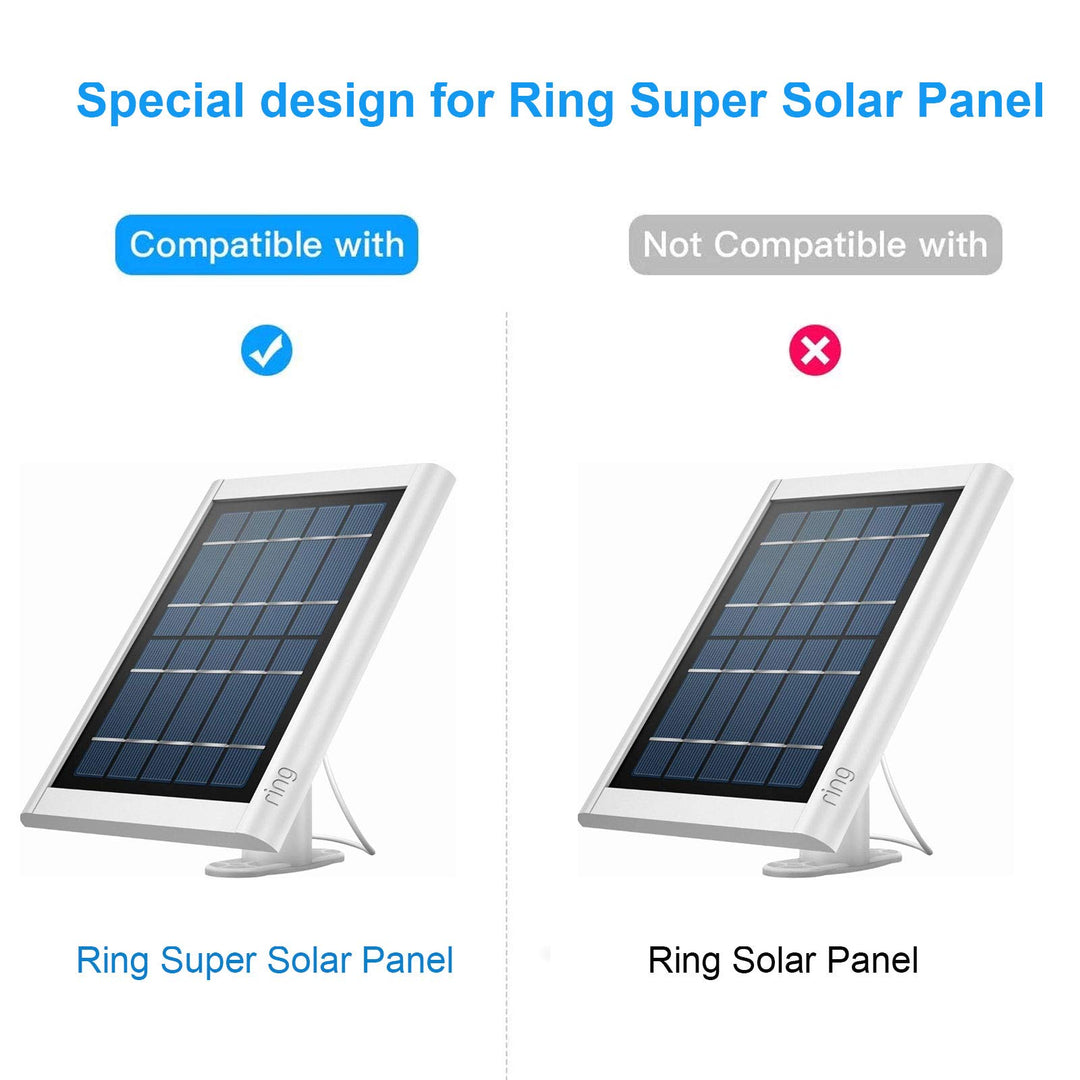 HOLACA Weatherproof Gutter Mount for Ring Super Solar P