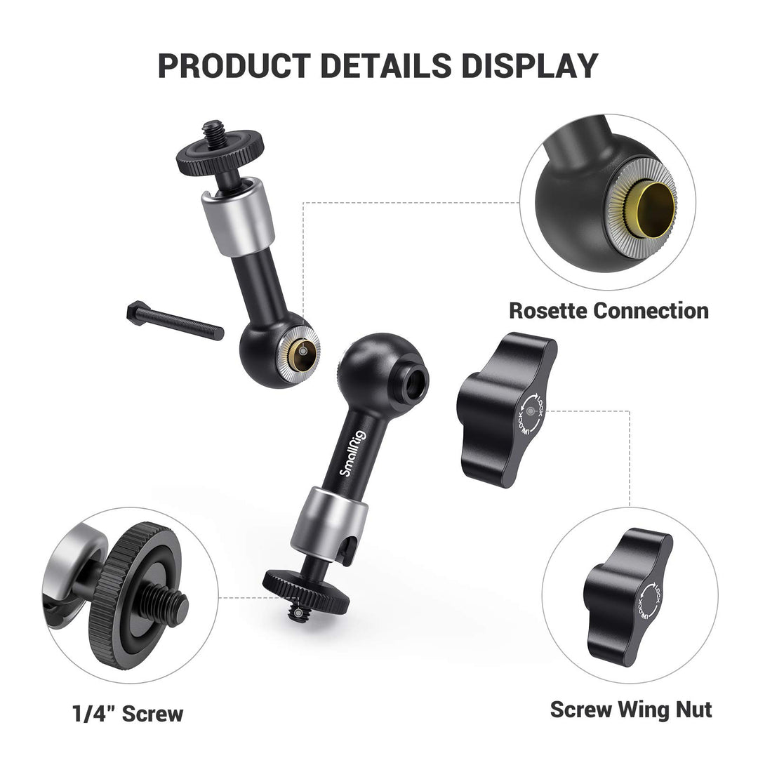 SmallRig 5.5 Inches Adjustable Friction Articulating Ma