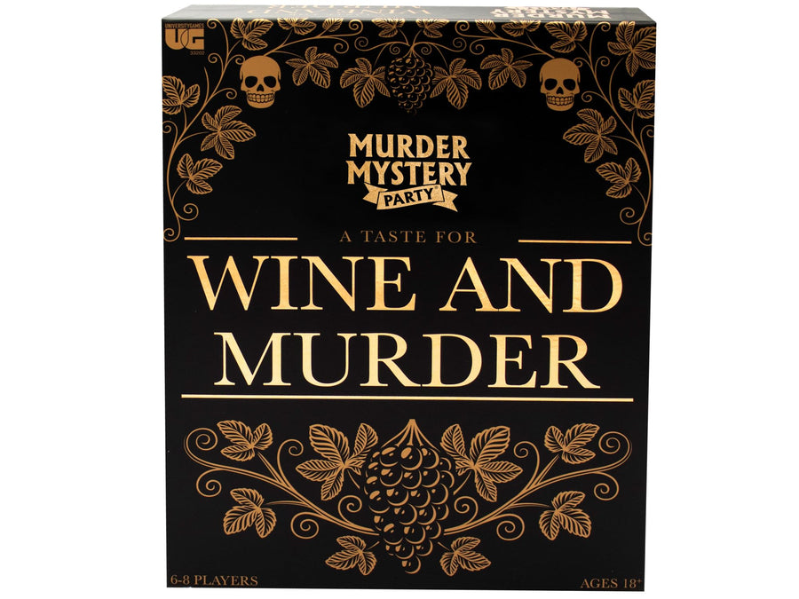 Murder Mystery Party, A Taste for Wine & Murder, Murder Mystery Party Game to Host Your Own Murder Mystery Night