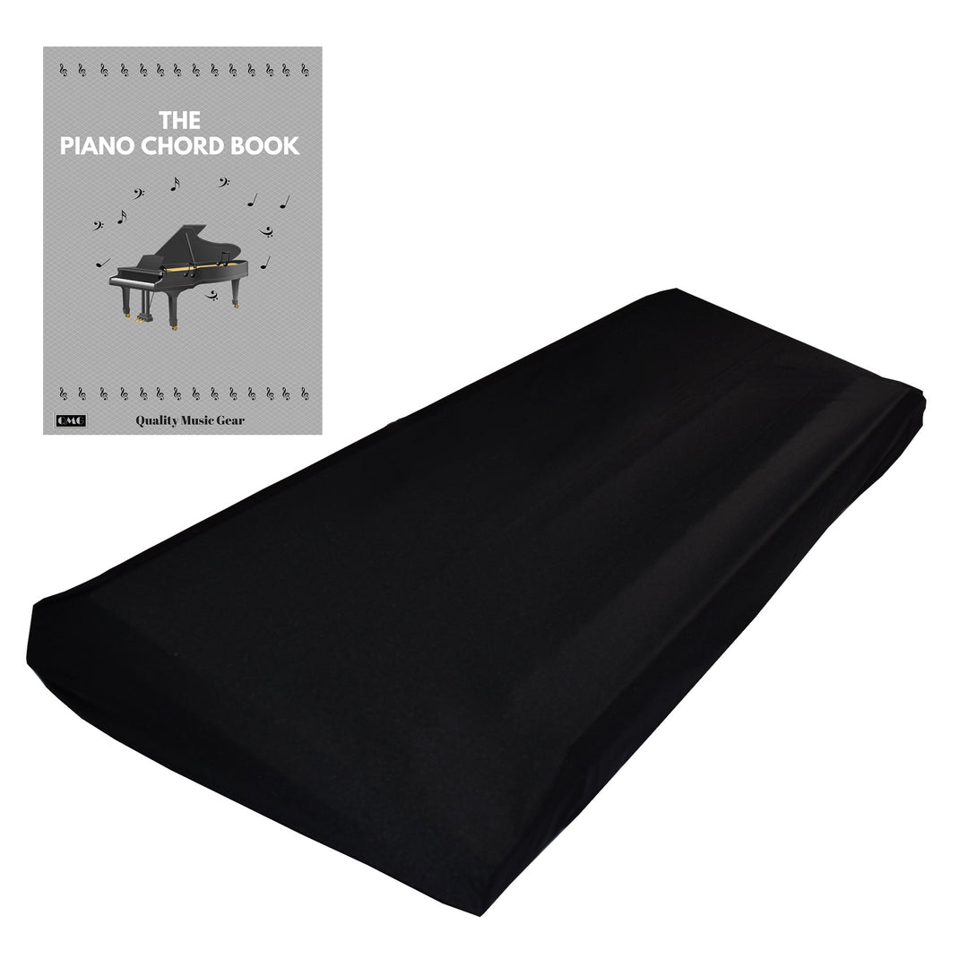 Stretchable Keyboard Dust Cover for 61 &amp; 76 Key-keyboard: Best for all Digital Pianos &amp; Consoles – Adjustable Elastic Cord; Machine Washable – 41”×16”×6”.