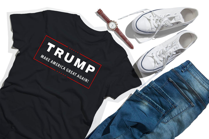 Trump 2024 Make America Great Again T-Shirt Republican Take America Back MAGA Election Tee (Black, Large)