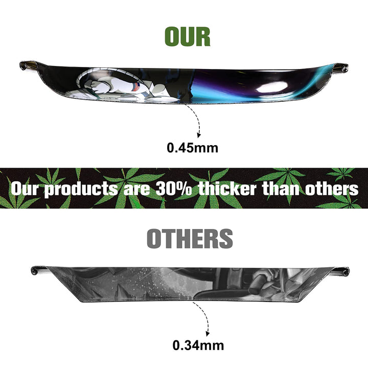 Metal Rolling Tray Combo Kit 7×11 Durable Premium Stylish Original Art Decorative Tray Smooth Rounded Edges