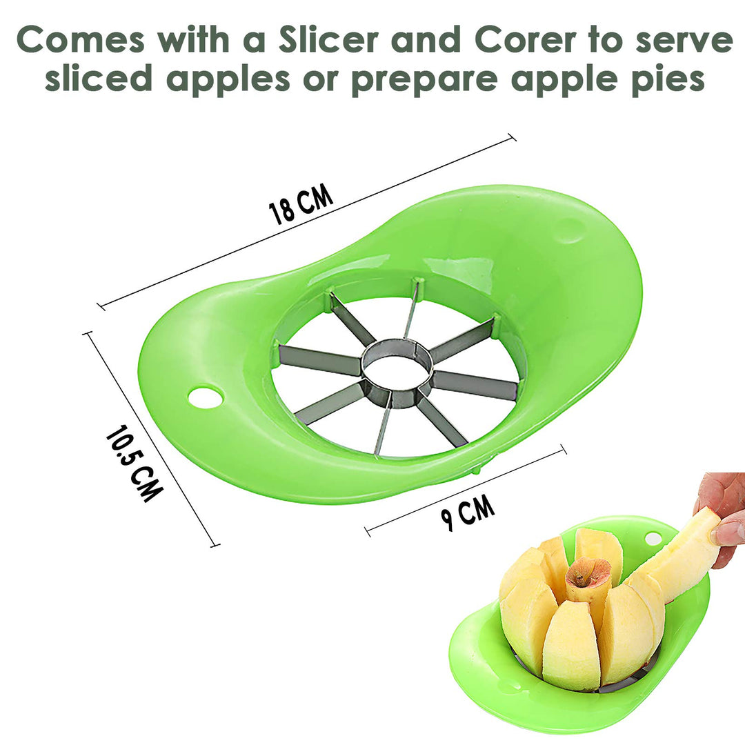 Apple Peeler, 8 Wedges Apple Peeler Slicer Corer, Stainless Steel Blades, Apple Slicer, Apple Corer