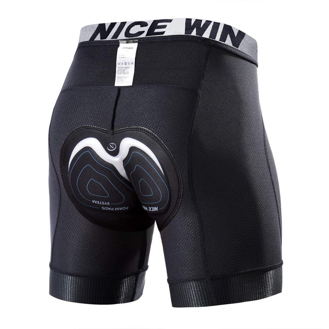 NICEWIN Mens Bike shorts Anti-Slip Leg 4D Padded Cyclin