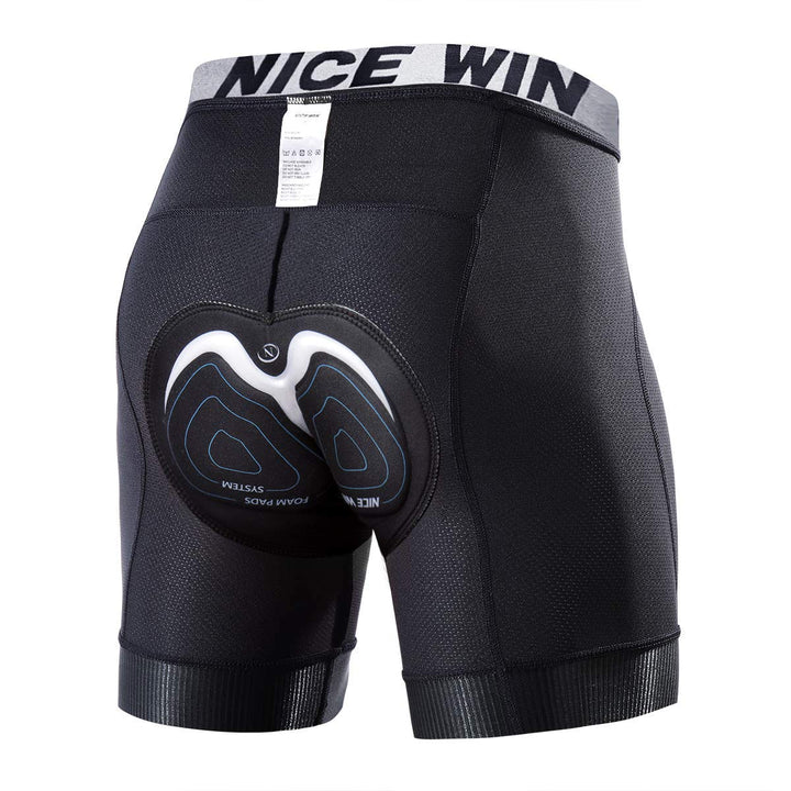 NICEWIN Mens Bike shorts Anti-Slip Leg 4D Padded Cyclin