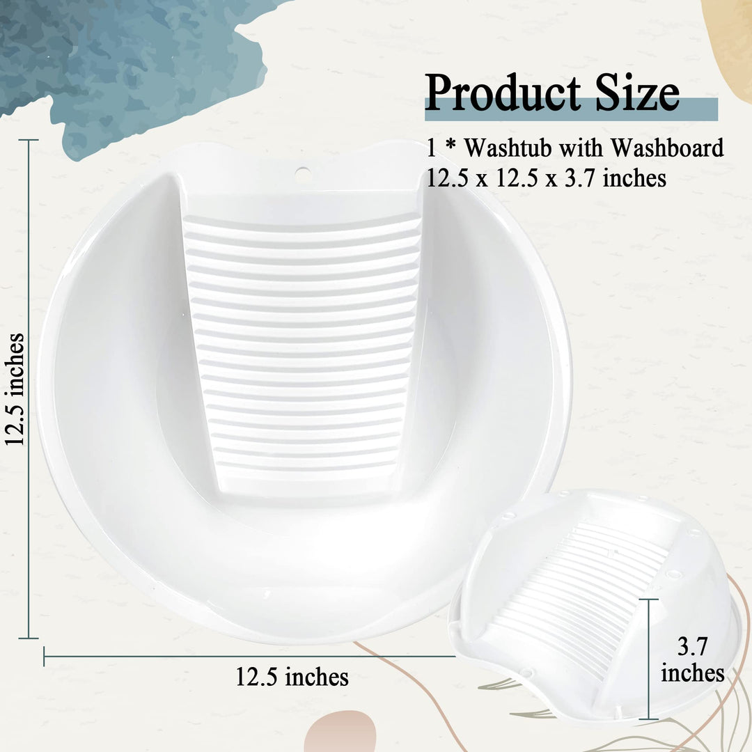 Washboard Washing Clothes Hand Wash Board - Bucket, Basin for Laundry
