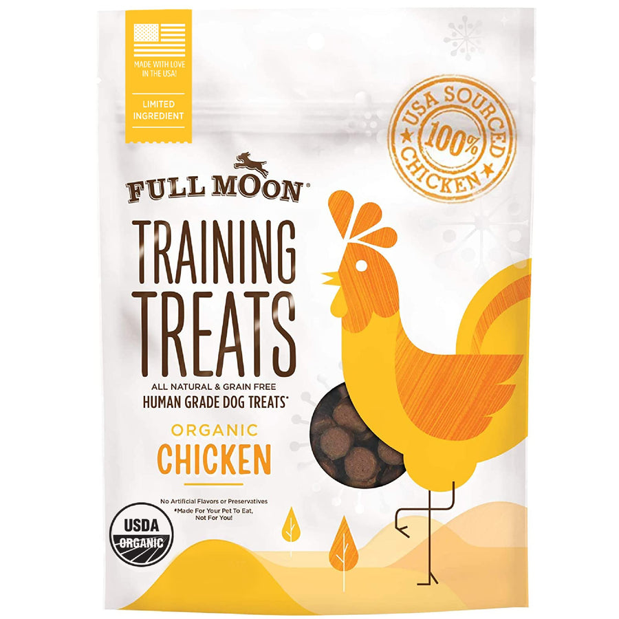 USDA Organic Chicken Training Treats Healthy All Natural Dog Treats Human Grade 175 Treats 6 Ounce (Pack of 1)