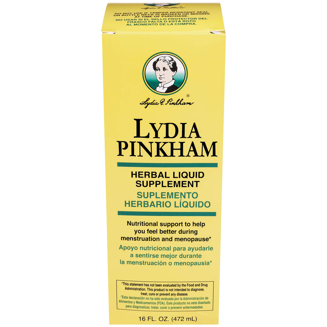 Lydia Pinkham Liquid Herbal Supplement for Menstruation