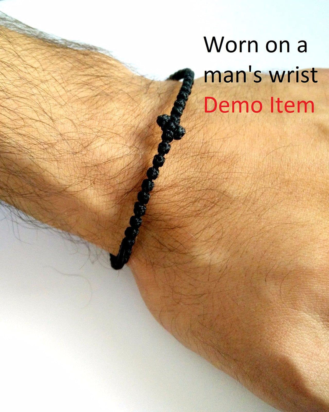 Handmade Christian Orthodox Greek Chotki Komboskoini Prayer Rope Thin Red