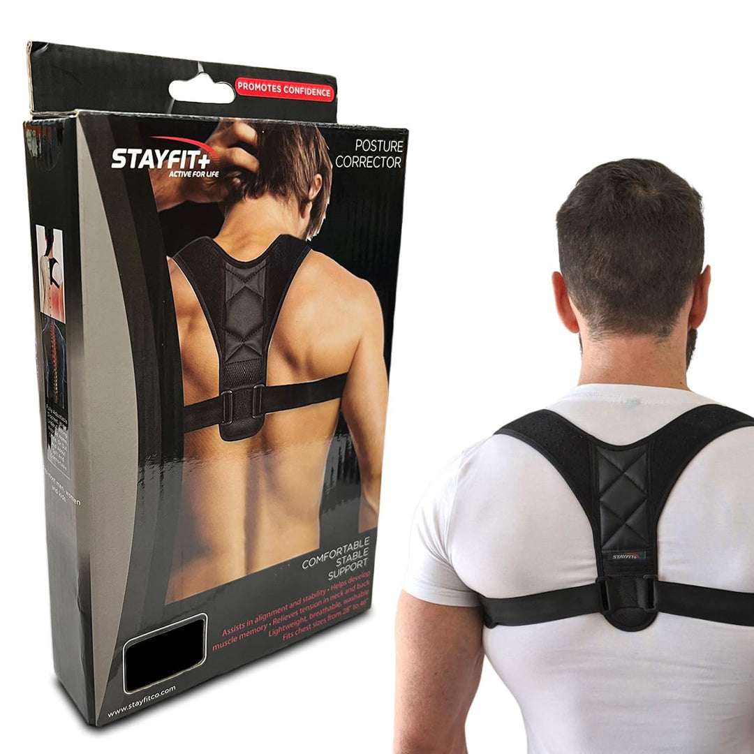 Stayfit Posture Corrector Unisex Back Brace, Adjustable