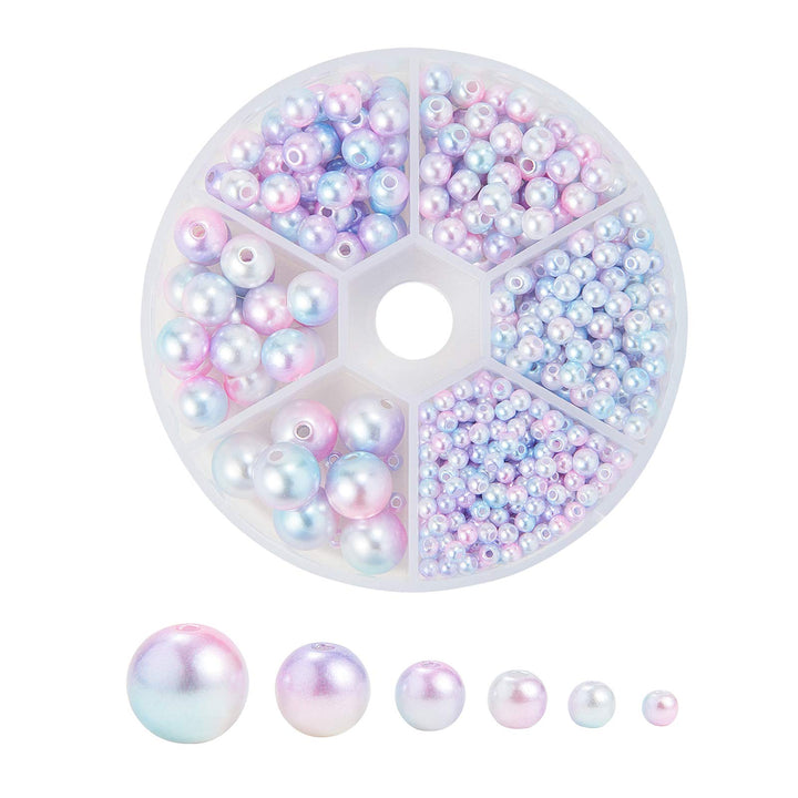 LiQunSweet Airssory 665 Pcs Rainbow Color Plastic Imita