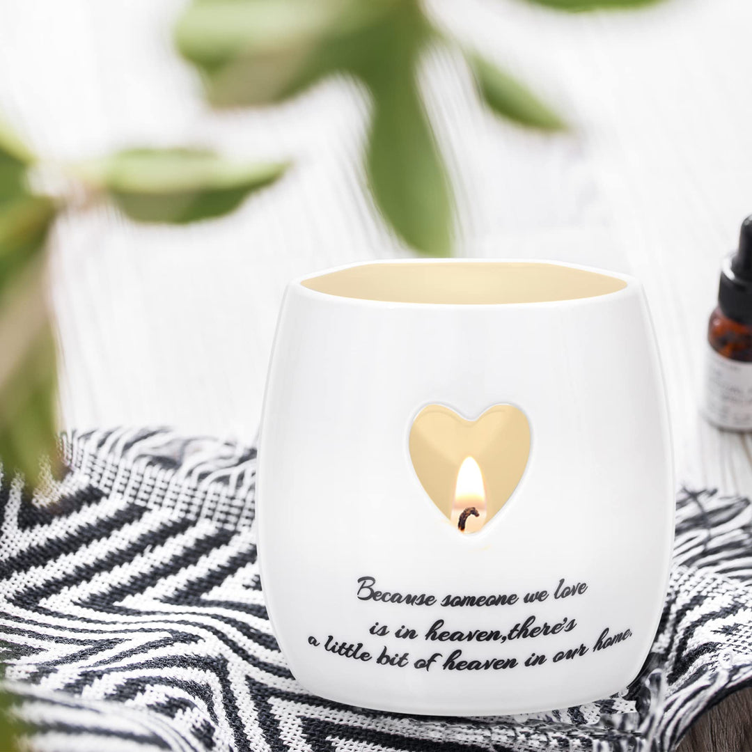 Sympathy Mourning Funeral Gifts Loss Loved One Condolences Gift Basket Include Tea Lights Candle Holder Remembrance Jewelry Memorial