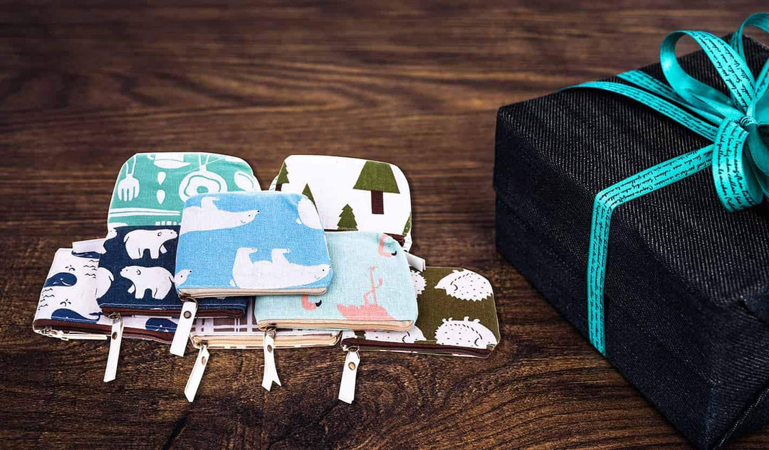 Small Coin Purse, 10 Pcs Small Canvas Purse Zipper Change Purse Small Zipper Pouch