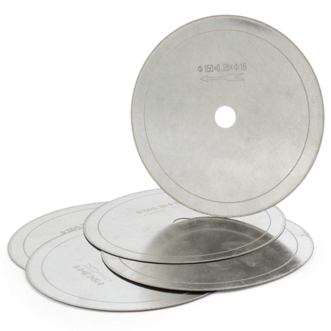 6 inch Diamond Lapidary Saw Blades Super-Thin Rim 0.36mm Pack of 5Pcs