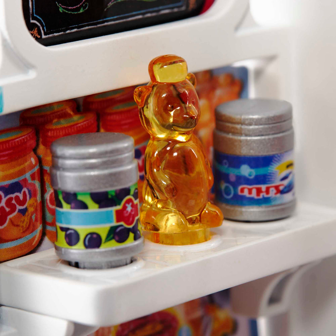 Doll &amp; Playset, Supermarket with 25 Grocery Store-Themed Accessories Including Food, Check-Out Counter &amp; Shelves