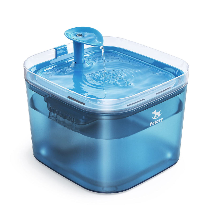 - Automatic Pet Cat Water Dispenser with Replacement Filters, 74oz/2.2L BPA-Free Water Fountain for Cats Inside with 2 Flow Modes