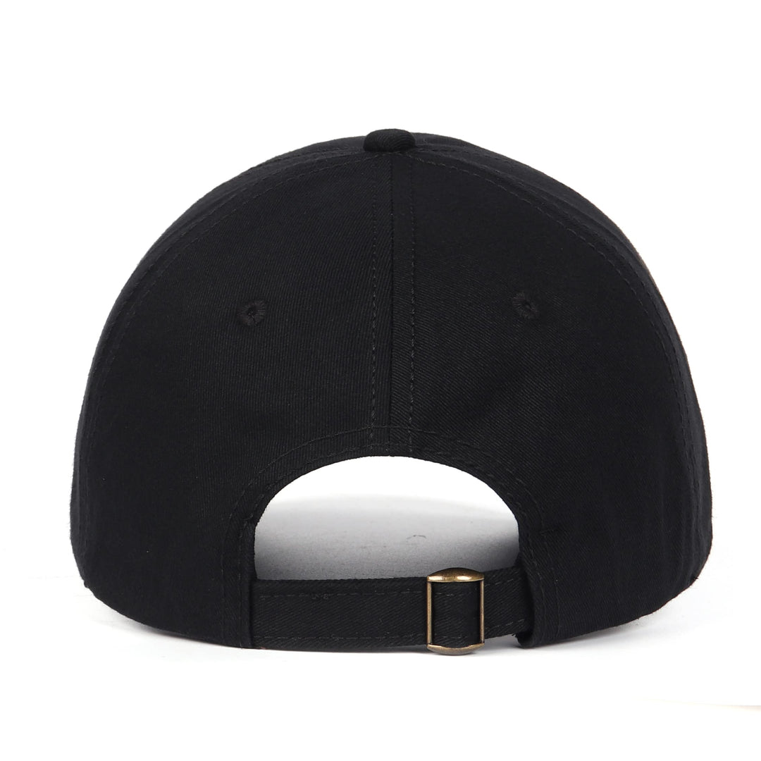 Oversize XXL 100% Cotton Baseball Cap,Large Hat for Big Heads 23.5-25.5, Structured Buckle Blank Dad Cap