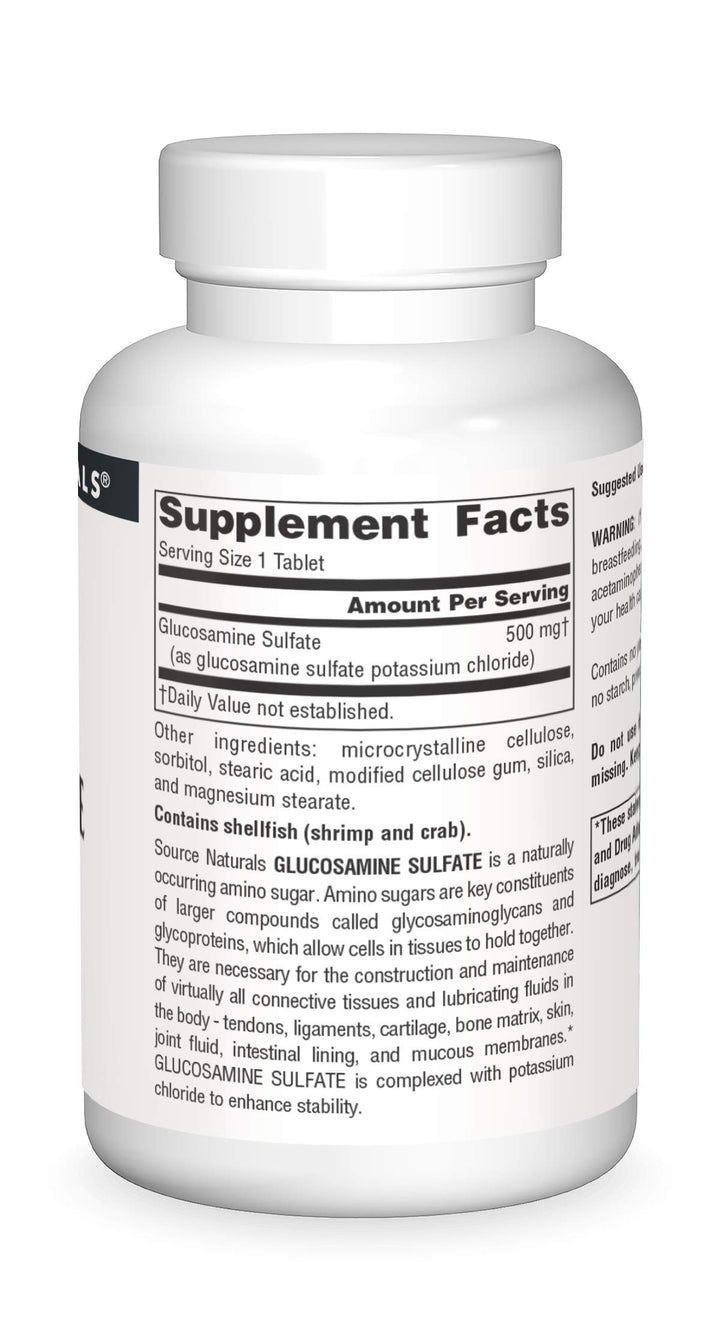 Source Naturals Glucosamine Sulfate, Sodium-Free, for J