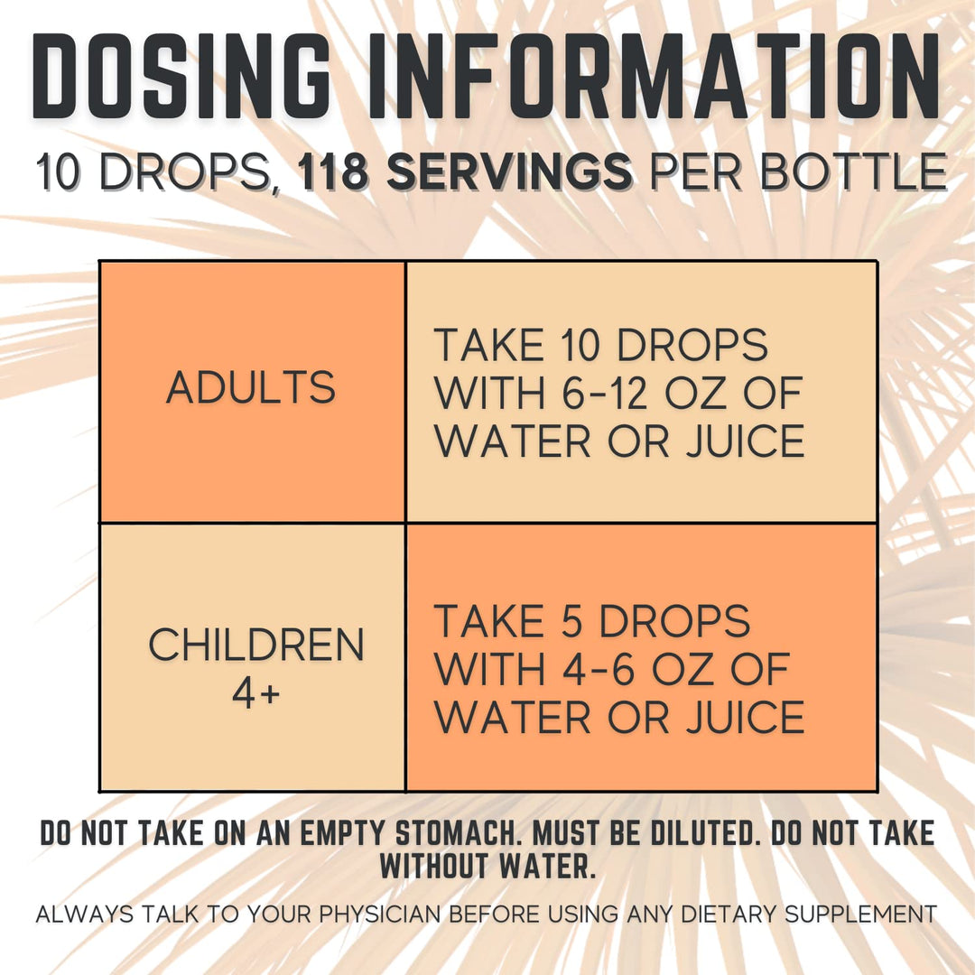 Liquid Ionic Magnesium Ultra Concentrate (10 drops per 50 mg - 100 servings per bottle)