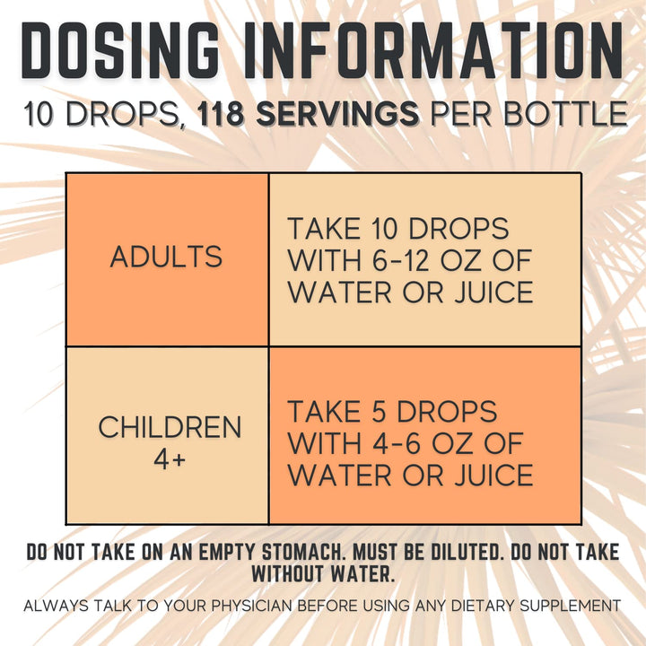 Liquid Ionic Magnesium Ultra Concentrate (10 drops per 50 mg - 100 servings per bottle)