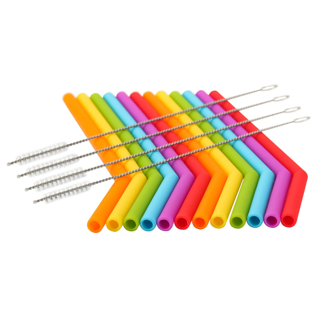 Reusable Silicone Straws for Toddlers &amp; Kids - 