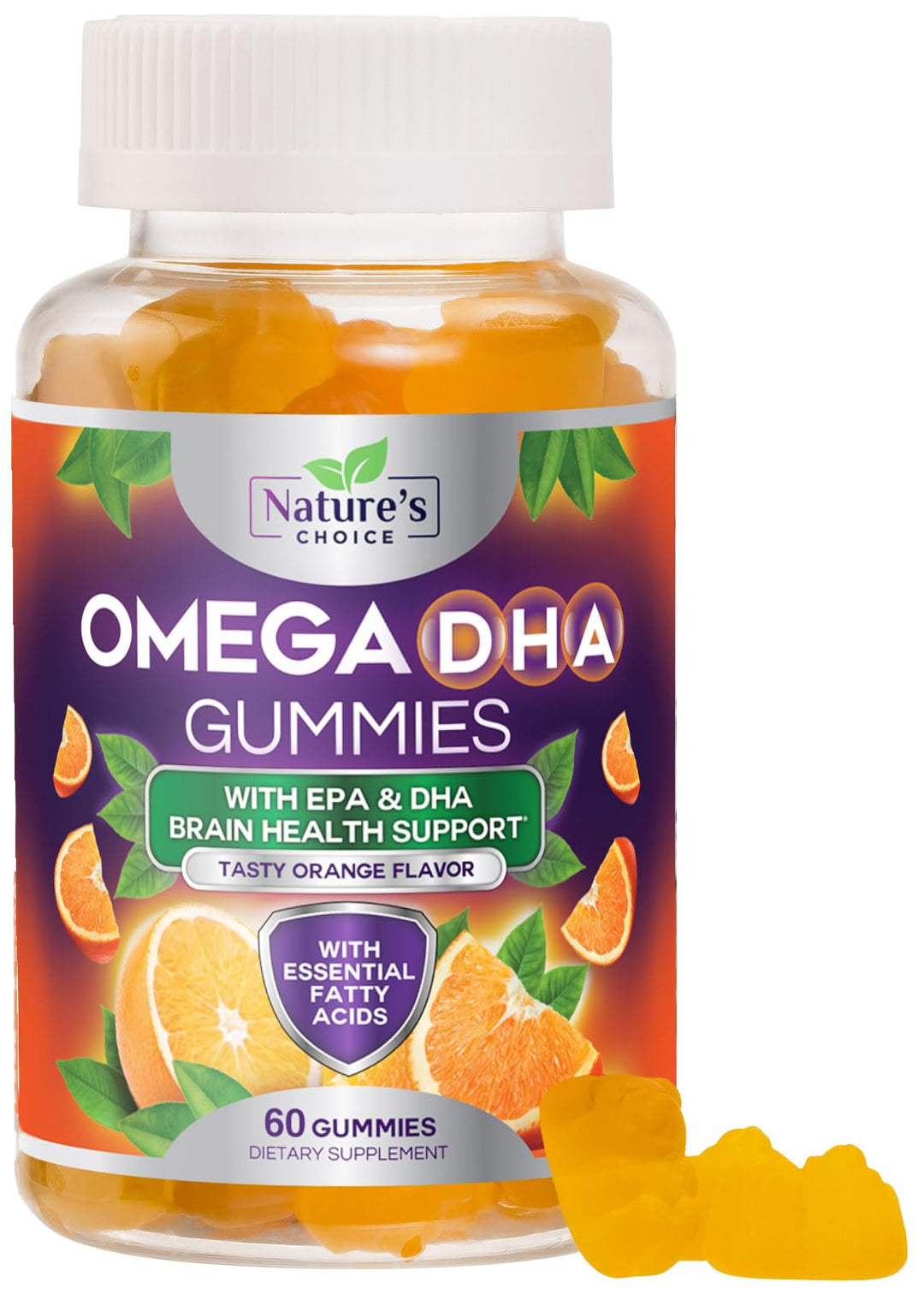 Omega 3 Fish Oil Gummies - Triple Strength Omega 3 Gumm