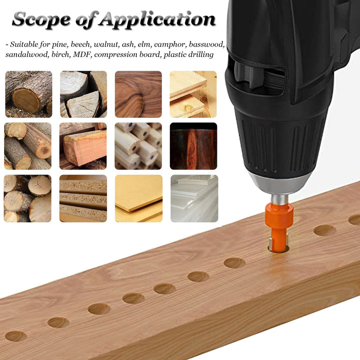 MUYE 5pcs 8mm Shank HSS Woodworking Countersink Router Drill Bits Adjustable Center Drill 90 Degree Chamfer Bit Counterbore Screw Drill bits for Wood Milling Cutter 2.8mm 3mm 3.2mm 3.5mm 4mm