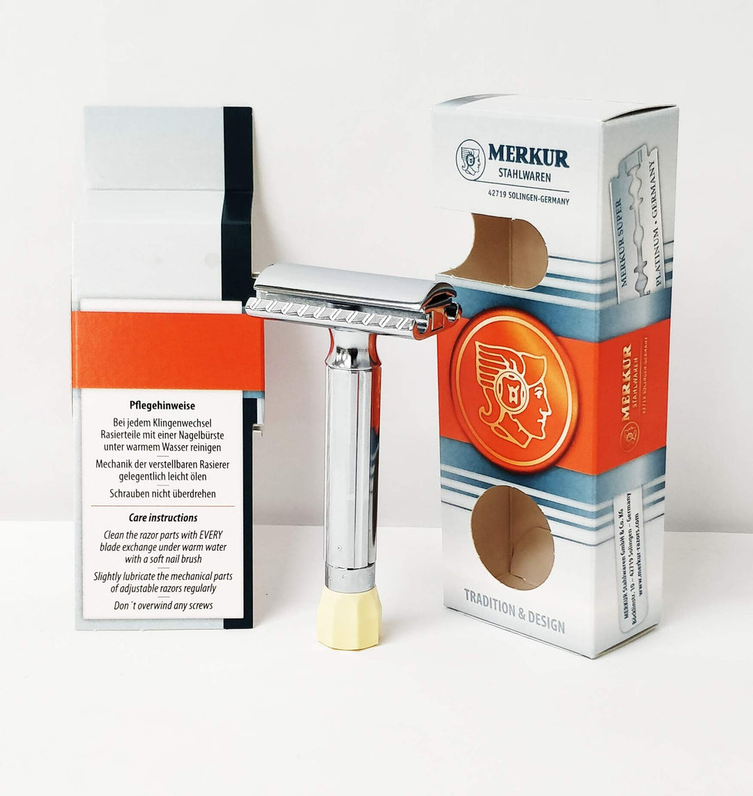 MERKUR Progress MK-500, Adjustable 2-Piece Double Edge 
