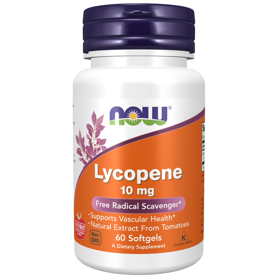 NOW Supplements, Lycopene 10 mg with Natural Extract fr