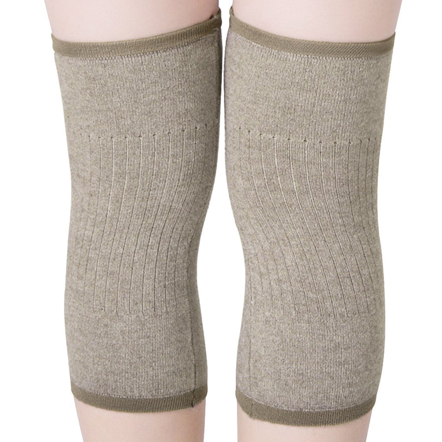 Clobeau Men Women Cashmere Knee Braces Supports Leg War